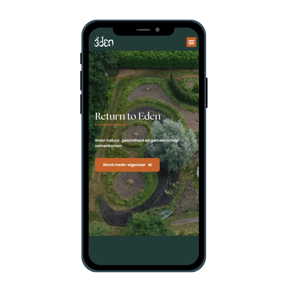Voorbeeld van website ontwerp door Site to Summit